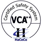Logo HaCeCo certificatie sterster 2.4 cm mix