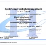 VCA Certificaat Electro Corbeels